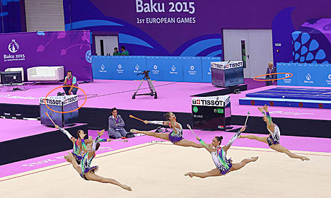 Rhythmic gymnastics bronze for Belarus in Baku