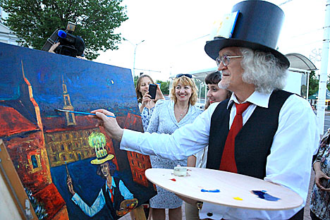 Vladimir Prokoptsov will display his unfinished work My Vitebsk