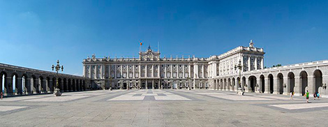 Royal Palace in Madrid, Spain