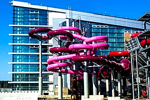 us’ first aqua park Lebyazhy