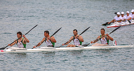 Belarusian crew of Pavel Medvedev, Roman Petrushenko, Oleg Yurenya and Vitaly Belko