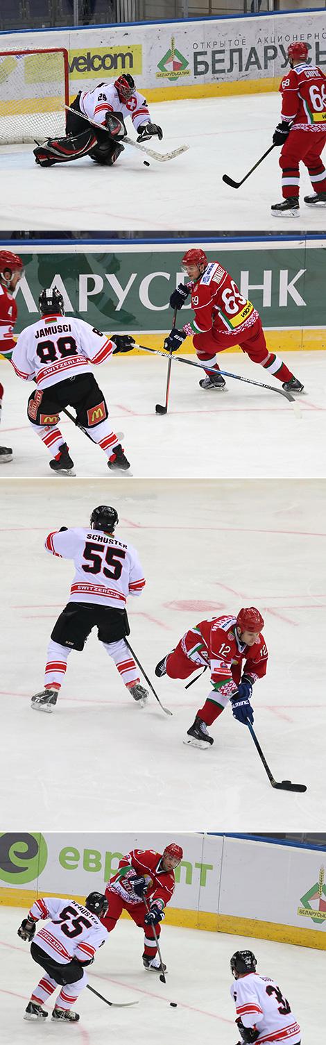 Belarus defeat Switzerland at Christmas ice hockey tournament in Minsk