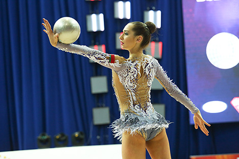Belarusian gymnast Yekaterina Galkina