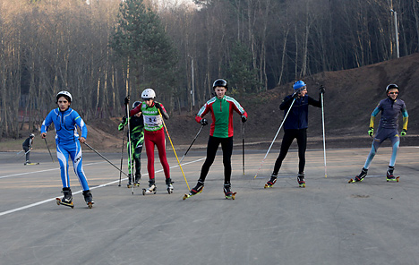 The biathlon center near Gorodok 