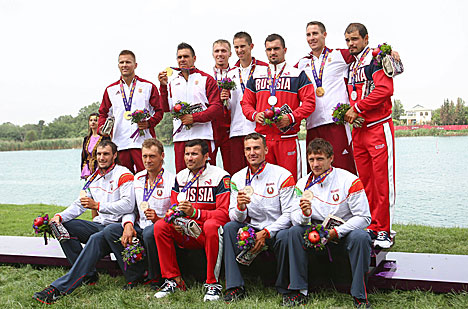 Belarus clinches K4 1000m bronze in Baku