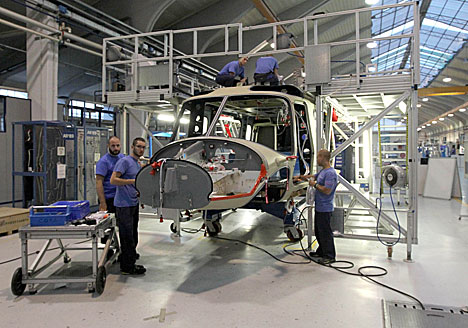 Kobyakov visits the largest manufacturer of AgustaWestland helicopters