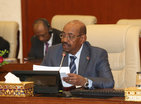 Sudan President Omar Hassan Ahmad al-Bashir 
