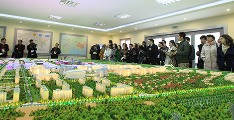 Chinese reporters visited the China-Belarus industrial park Great Stone