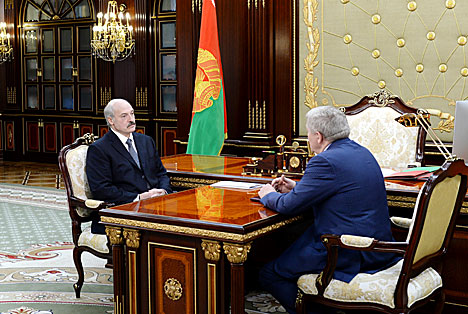 Lukashenko met with Ambassador Extraordinary and Plenipotentiary of Ukraine to Belarus Mikhail Yezhel