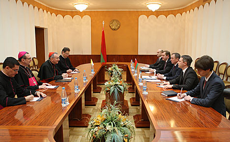 Makei met with Vatican Cardinal Secretary of State Pietro Parolin