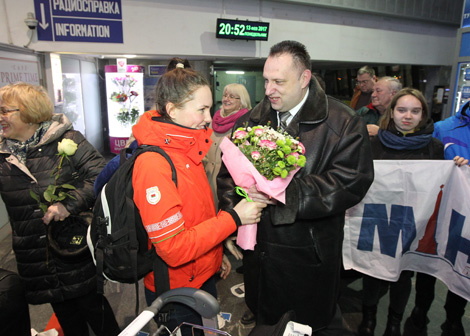 Two-time Universiade champion in speed skating Marina Zuyeva