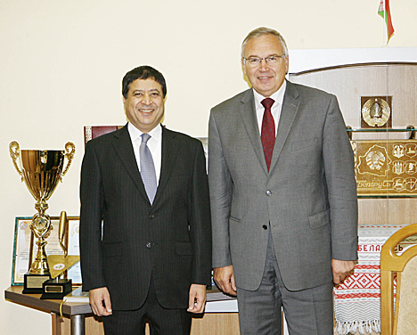 Chekanov met with Ambassador of Qatar to Belarus Ahmed Saif Al-Midhadi