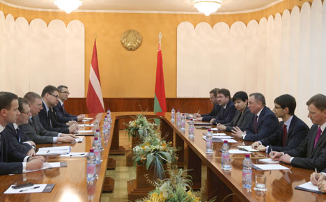  Vladimir Makei during the meeting with Edgars Rinkevics 