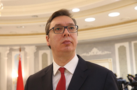 Serbian Prime Minister Aleksandar Vucic