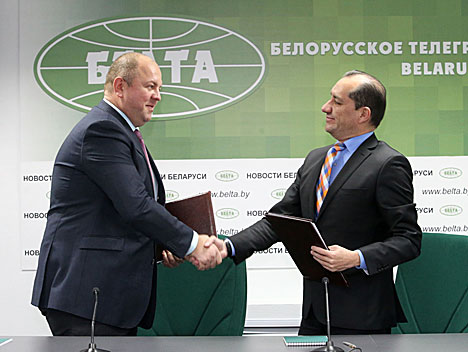 The Belarusian news agency BelTA and the Ecuadorian state television and radio company RTV Ecuador signed an information sharing agreement