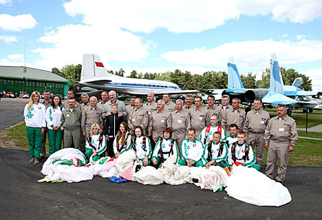 Lukashenko attended the aviation sport festival