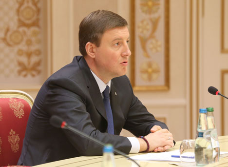 Belarus President Alexander Lukashenko met with Pskov Oblast Governor Andrei Turchak