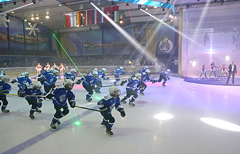 Opening ceremony of the 11th Christmas International Amateur Ice Hockey Tournament for the Prize of the President of the Republic of Belarus