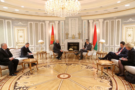 Alexander Lukashenko met with European Commissioner for European Neighborhood Policy and Enlargement Negotiations Johannes Hahn 