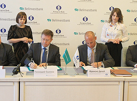 European Bank for Reconstruction and Development and Belinvestbank signed two new credit agreements