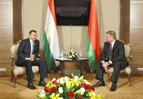 Belarus’ Premier Andrei Kobyakov met with his Tajikistan counterpart Kokhir Rasulzoda