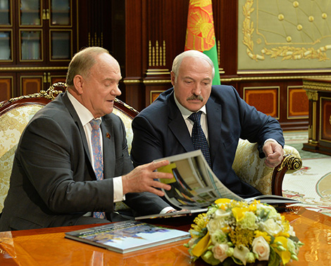 Lukashenko, Zyuganov discuss Belarusian-Russian relations