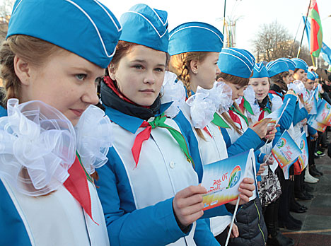 The Memory Relay campaign to mark the 70th anniversary of the Great Victory in Minsk