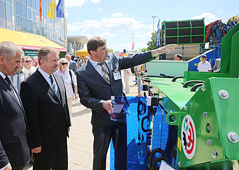 Belarus Prime Minister Andrei Kobyakov visited the international Belagro expo