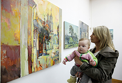 Выставка по итогам Международного Шагаловского пленэра открылась в Витебске
