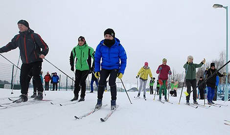Минская городская лыжная трасса - одна из самых популярных в Беларуси Минская городская лыжная трасса - одна из самых популярных в Беларуси