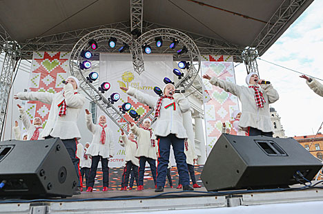 Республиканская акция "Беларусь, я люблю тебя" стартовала масштабным концертом в Минске
