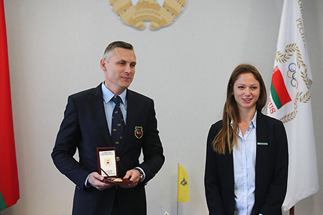 Александра Герасименя награждена медалью НОК "За выдающиеся заслуги"
