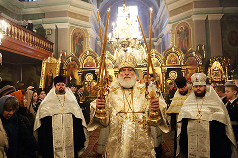 Митрополит Павел отслужит рождественскую литургию в Свято-Духовом кафедральном соборе Минска