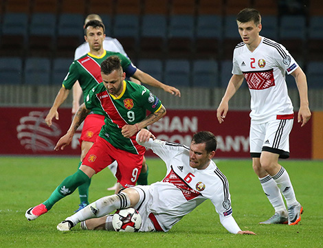 Сборная Беларуси по футболу одержала первую победу в квалификации чемпионата мира - 2018