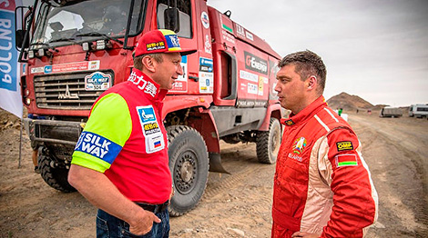 Гонщик "МАЗ-СПОРТавто" Сергей Вязович вошел в пятерку лидеров ралли-рейда "Шелковый путь"