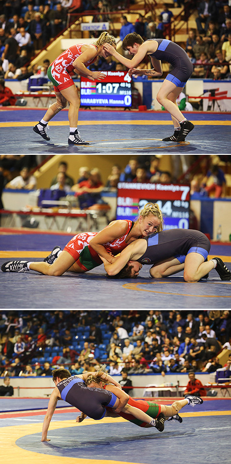 Ксения Станкевич (Беларусь) и Анна Воробьева (Беларусь)