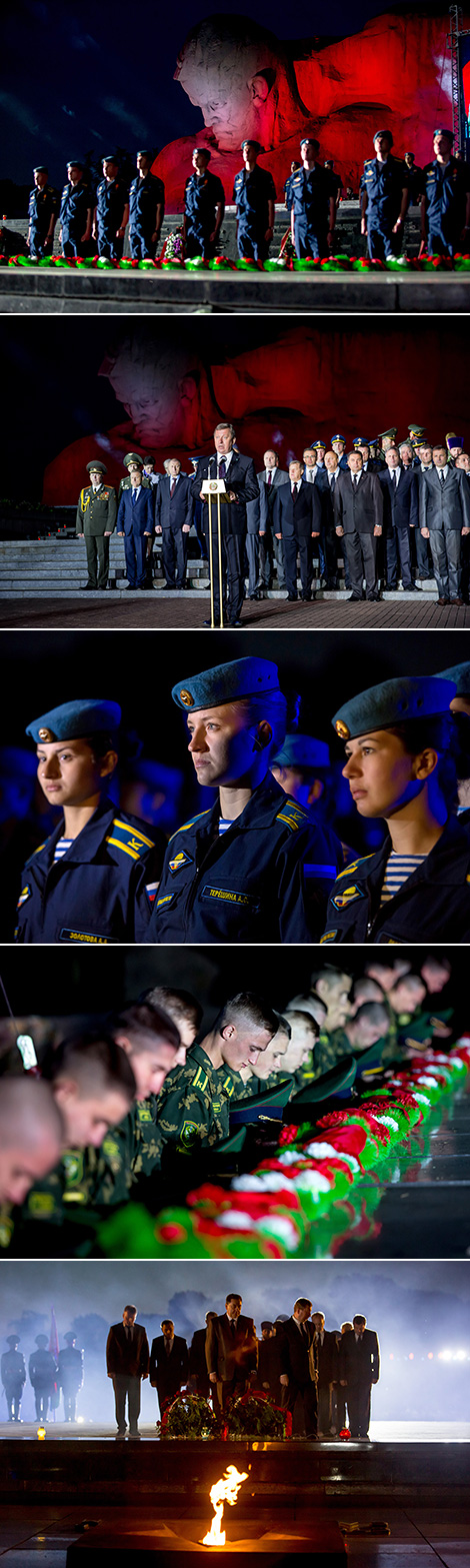 Митинг-реквием, посвященный 76-й годовщине начала Великой Отечественной войны, прошел в Брестской крепости