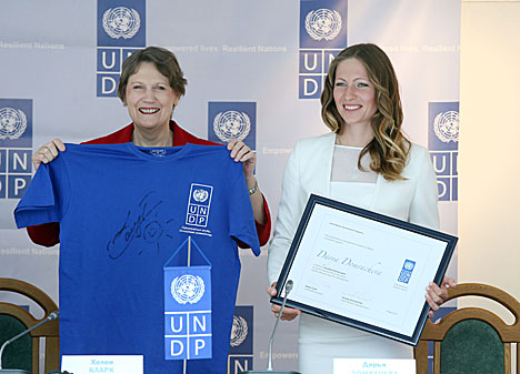 Дарья Домрачева назначена послом доброй воли ПРООН