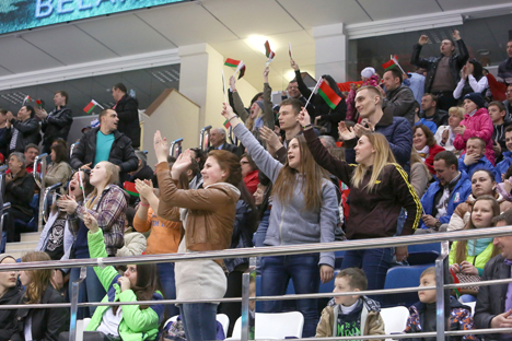 Юниорская сборная Беларуси (U-18) по хоккею выиграла у Германии и вышла в элитный дивизион ЧМ