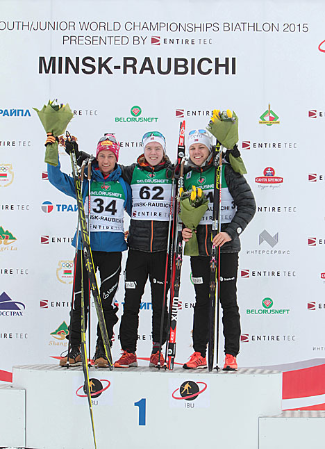 Победители гонки - Феликс Лейтнер (Австрия), Джонас Углем Мабаккен (Норвегия), Матис Хауг (Норвегия)