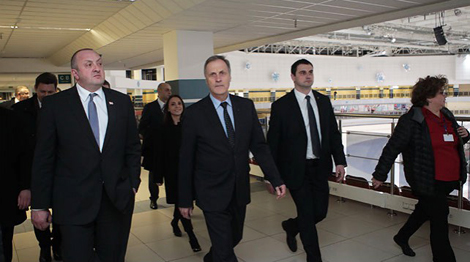 Президент Грузии впечатлен комплексом "Минск-Арена"
