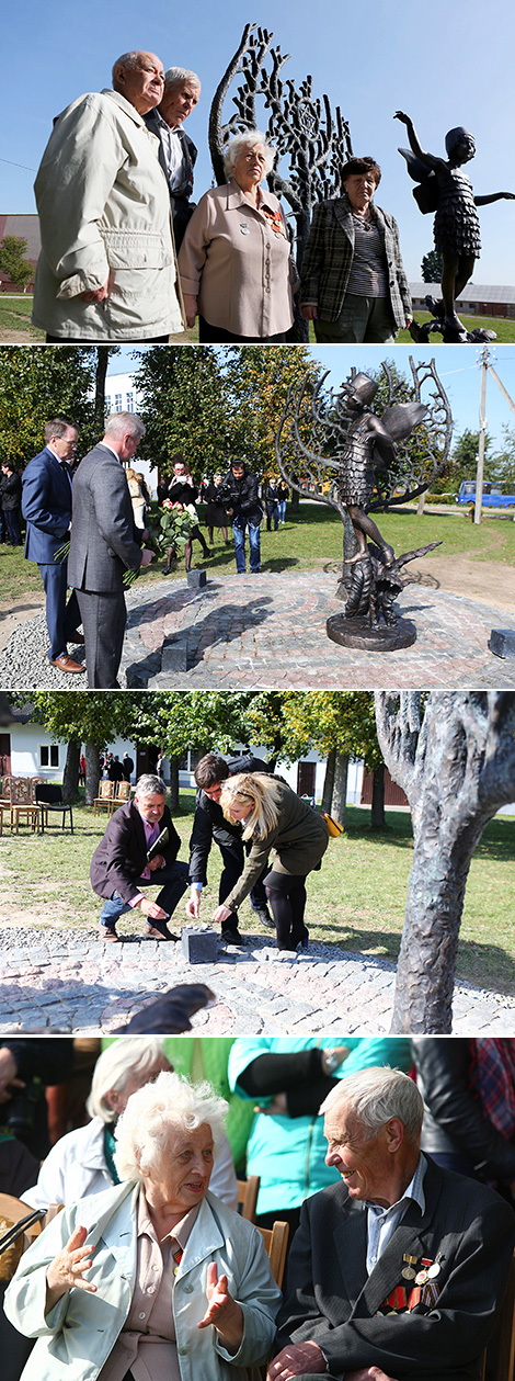Памятный знак в годовщину массового побега из гетто открыли в Новогрудке