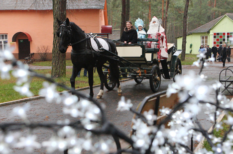 В Гродно презентовали усадьбу Деда Мороза