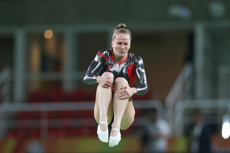 Татьяна Петреня заняла пятое место в турнире по прыжкам на батуте в Рио