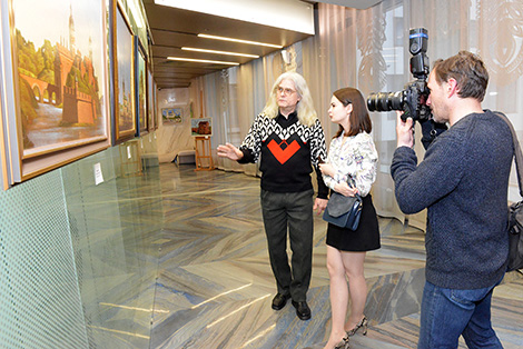 Выставка созданных российскими художниками картин о Беларуси открылась в Москве Выставка созданных российскими художниками картин о Беларуси открылась в Москве