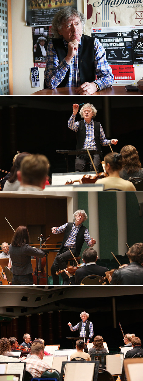 Народный артист Беларуси, художественный руководитель и главный дирижёр Государственного академического симфонического оркестра Беларуси Александр Анисимов