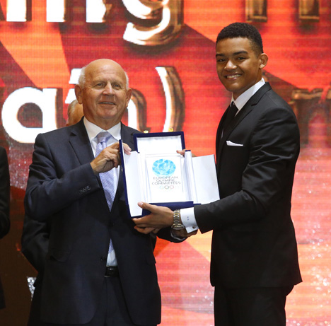 Лучший юный атлет Европы Эммануил Каралис