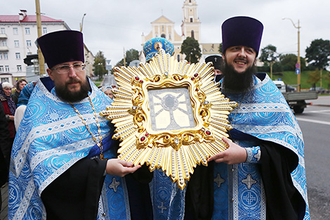 В Гродно прибыла чудотворная икона Божией Матери из Жировичской обители