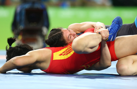 Василиса Марзалюк проиграла в поединке за бронзу Олимпиады в самой тяжелой категории женской борьбы