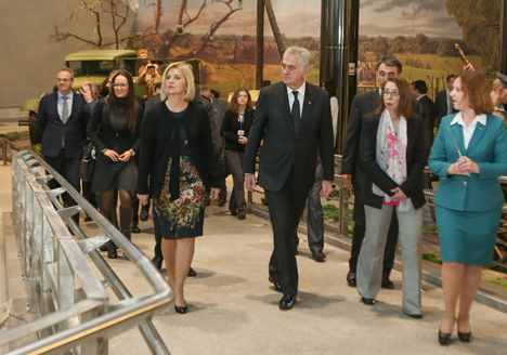 Президент Сербии посетил Белорусский государственный музей истории Великой Отечественной войны